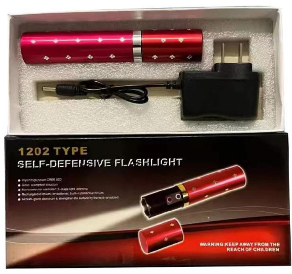 JW-1202 LED Flashlight Stun Gun — featured wholesale model